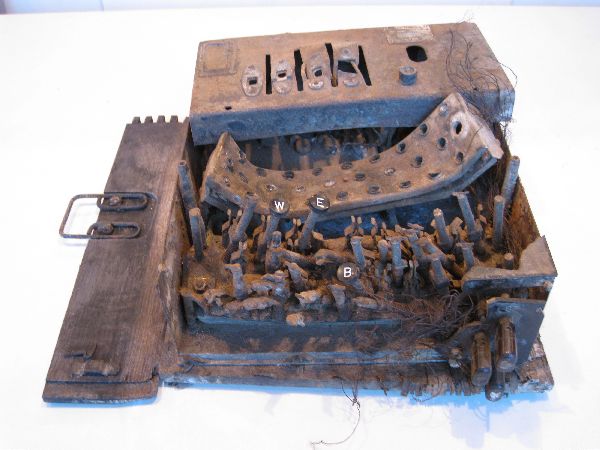 War-Damaged German Navy 4 Rotor Enigma
